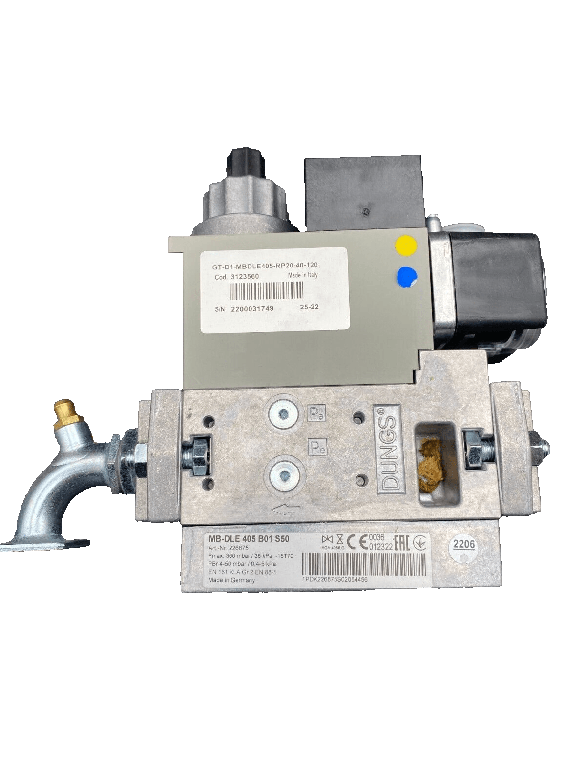 ECOFLAM 3123560 GT - D1 - MBDLE405 - RP20 - 40 - 120 DUNGS MB - DLE 405 B01 S50 - KLR Automation