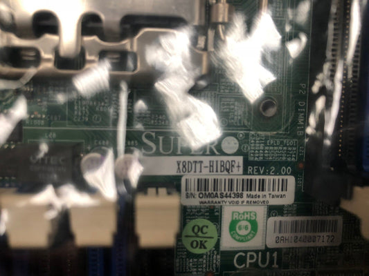 Supermicro X8DTT - HIBQF+ Motherboard Server - KLR Automation