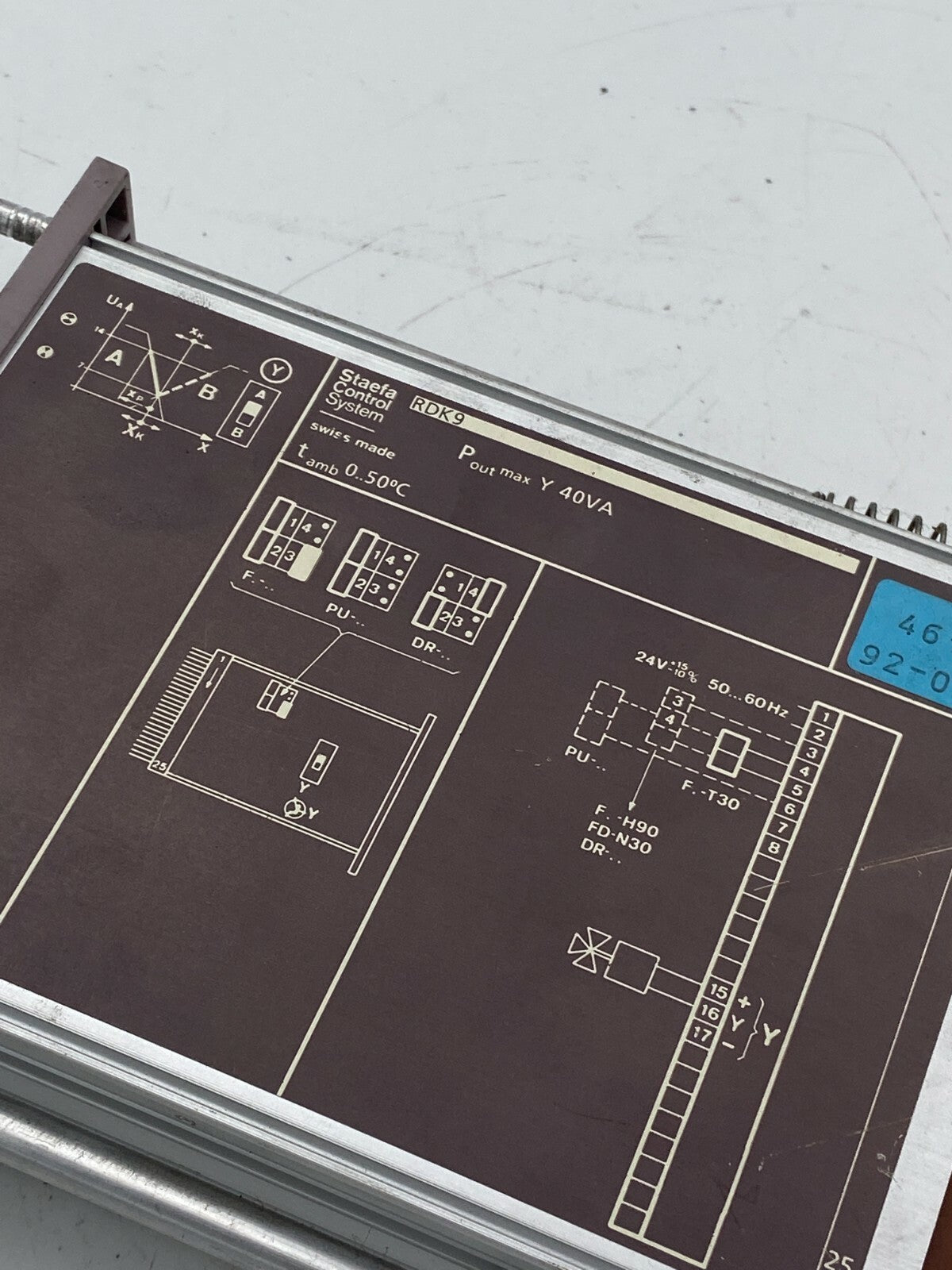 SIEMENS STAEFA CONTROL SYSTEM RDK9