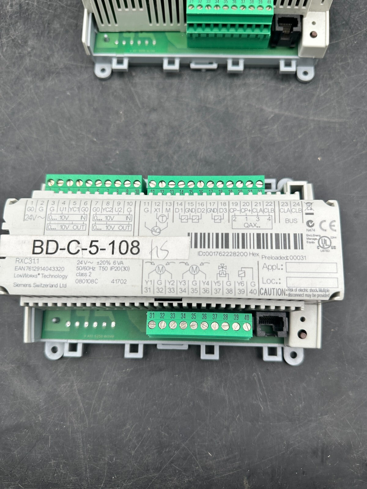 1 Pc x Siemens  RXC31.1