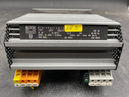 BLOCK SKY 400/5 110W ALIMENTATION COURANT CONTINU