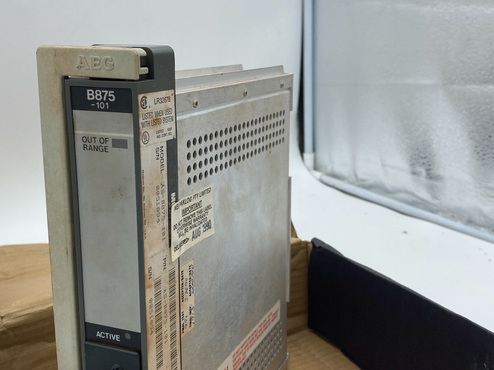 Schneider-Modicon AS-B875-101 Analog Input Module