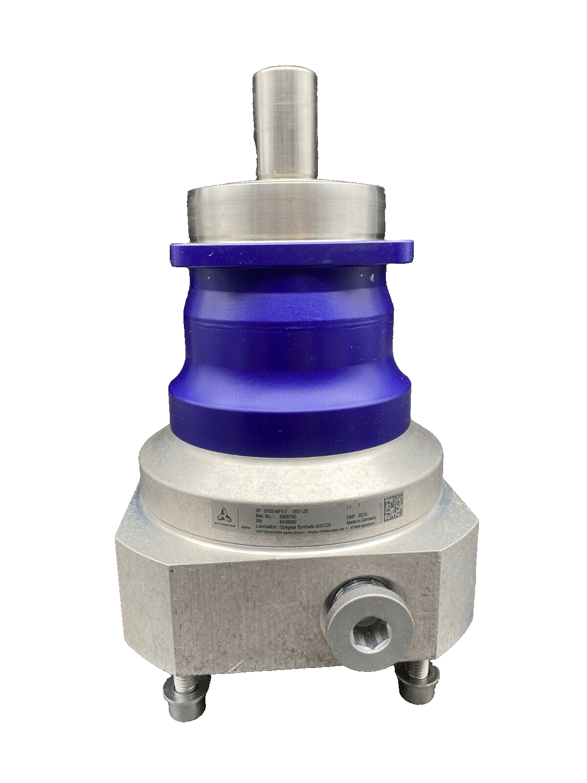 WITTENSTEIN 5908795 SP 075S - MF1 - 7 - 0G1 - 2S I:7 35 Nm PLANETARY GEARBOX +SUPPORT - KLR Automation