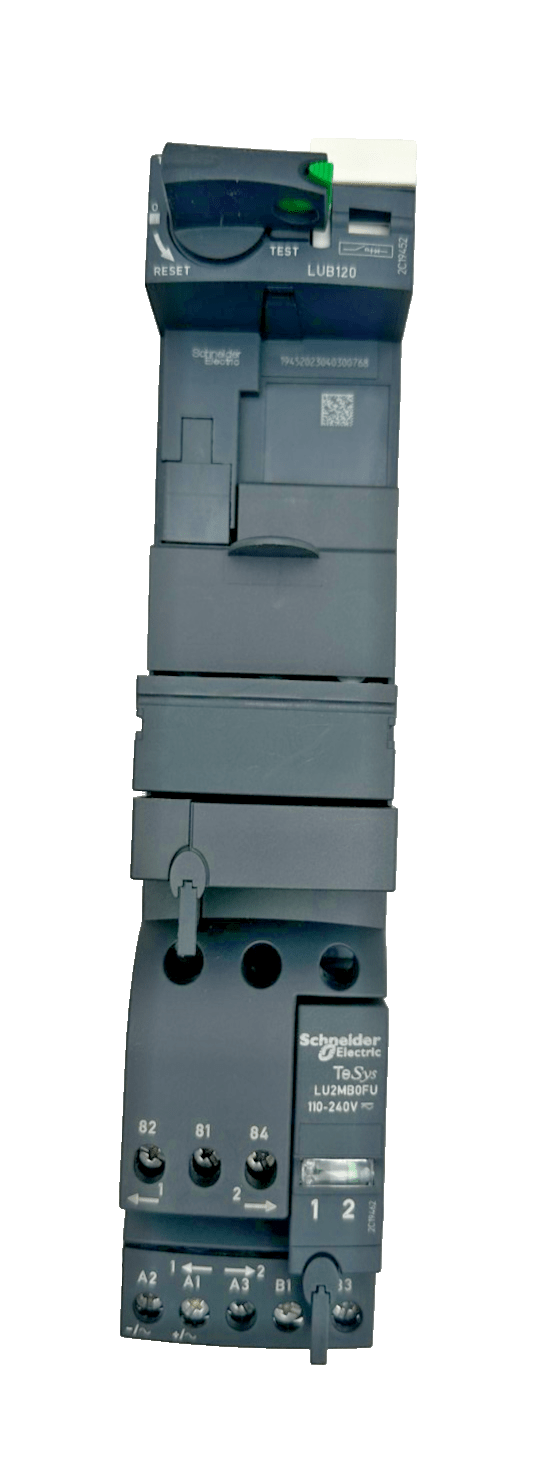 SCHNEIDER ELECTRIC LU2B12FU REVERSER POWER BASE 32A 600V - KLR Automation