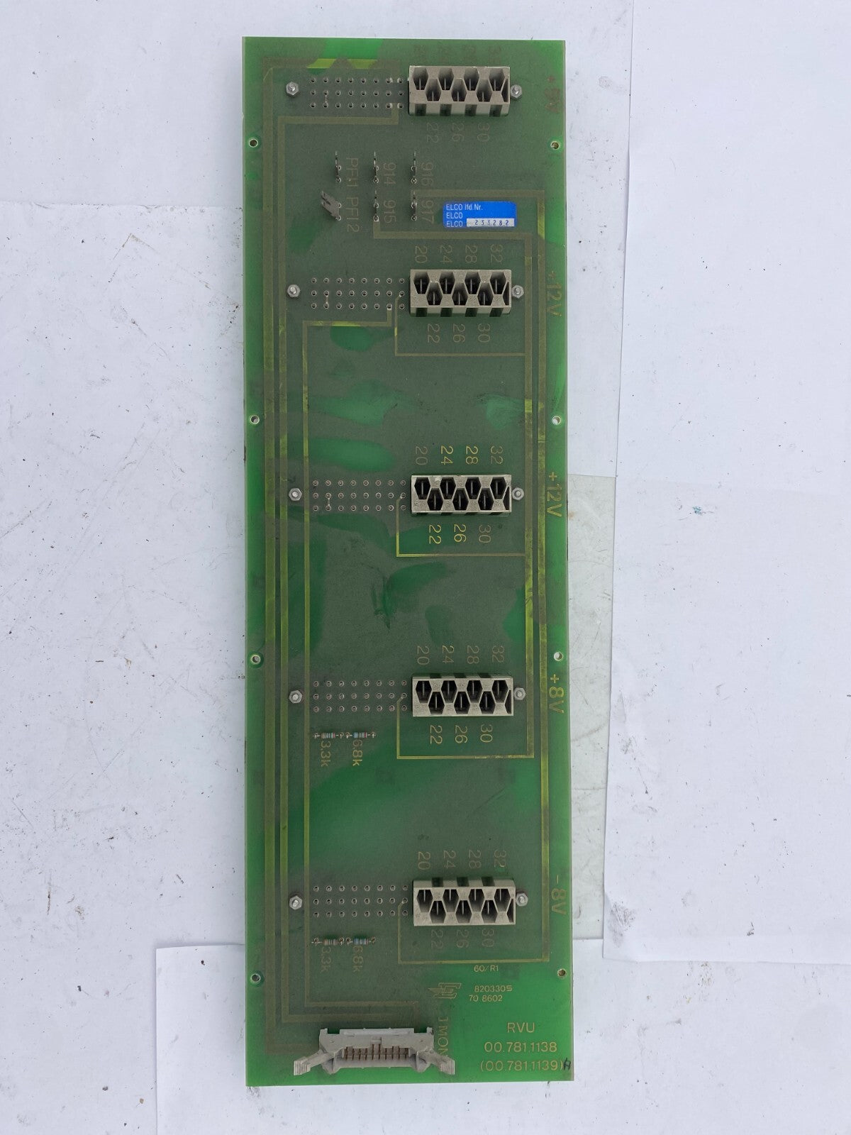 1pc x HEIDELBERG RVU HDM 00.781.1138 (00.781.1139) PRINT BOARD ELCO 233282
