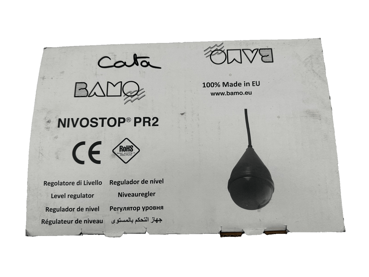 BAMO NIVOSTOP PR2 522 307 LEVEL REGULATOR H05 DIAM 7.5mm - KLR Automation