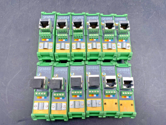 LOT OF 12 PHOENIX CONTACT FL CAT5 TERMINAL BOX 2744610 38/08