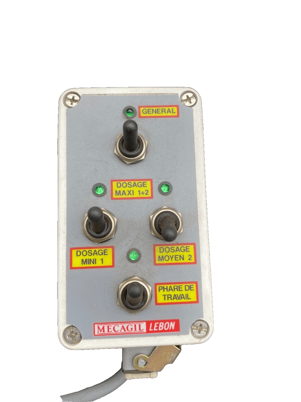 MECAGIL LEBON SYSTEME DE COMMANDE DOSAGE FILAIRE AVEC COMPTEUR HORAIRE - KLR Automation