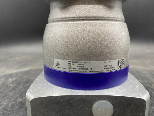 WITTENSTEIN 5908791 NPS 025S - MF1 - 10 - 1E1 - 1S I:10 14 Nm PLANETARY GEARBOX +SUPPORT - KLR Automation