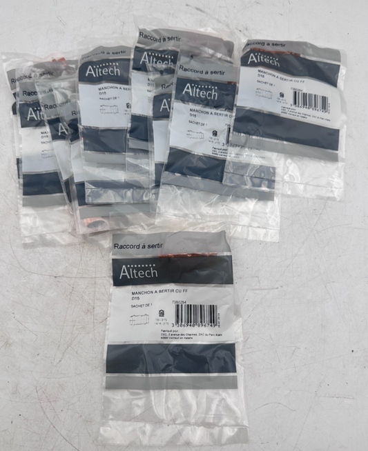 ALTECH 7350254 MANCHON A SERTIR CU FF D15 x10pc