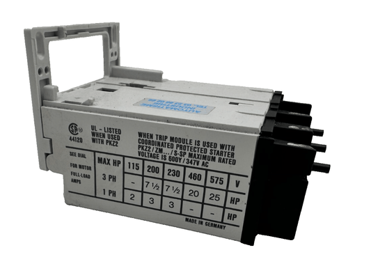 MOELLER ZM - 25 - PKZ2 BLOC DECLENCHEUR POUR PROTECTION MOTEUR - KLR Automation