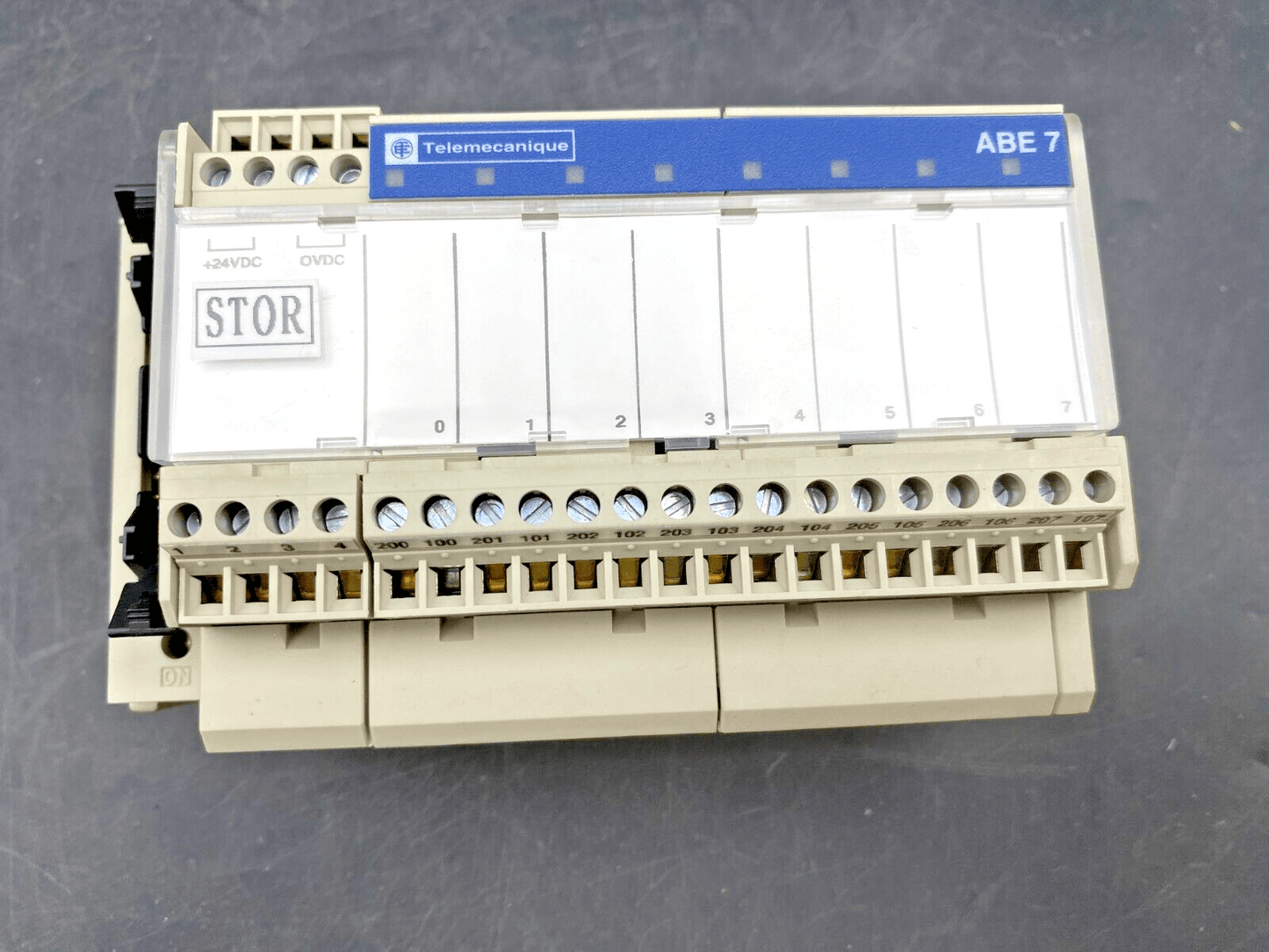 TELEMECANIQUE ABE7 - R08S210 E/M RELAY BASE - KLR Automation