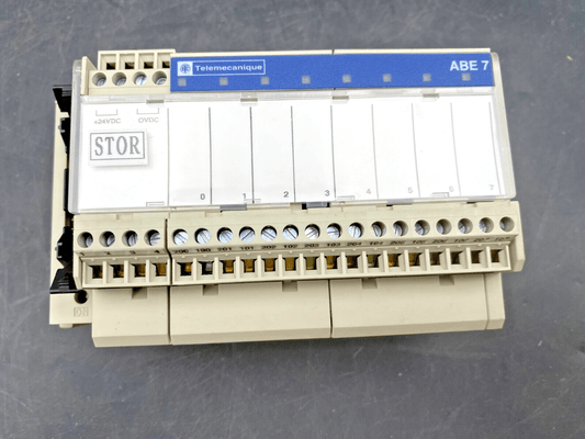 TELEMECANIQUE ABE7 - R08S210 E/M RELAY BASE - KLR Automation