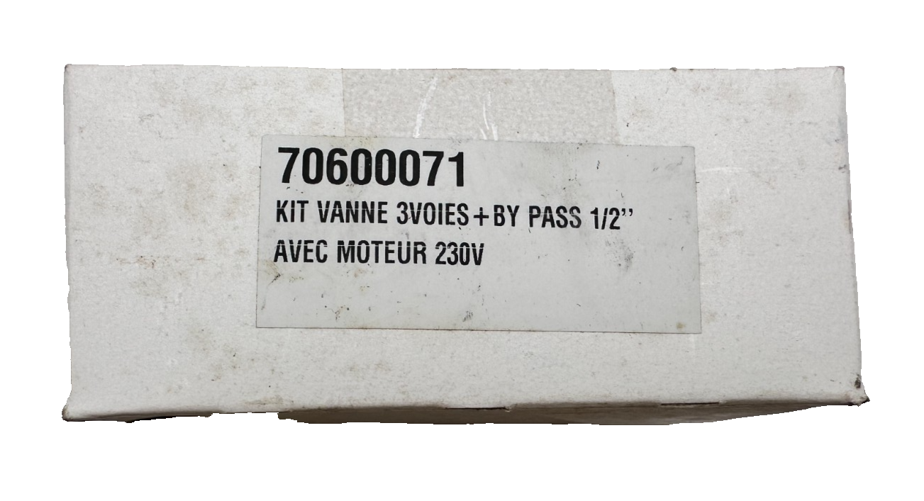 HONEYWELL 70600071 KIT VANNE 3 VOIES + M100-BO-L BY PASS 1/2" AVEC MOTEUR  x1p