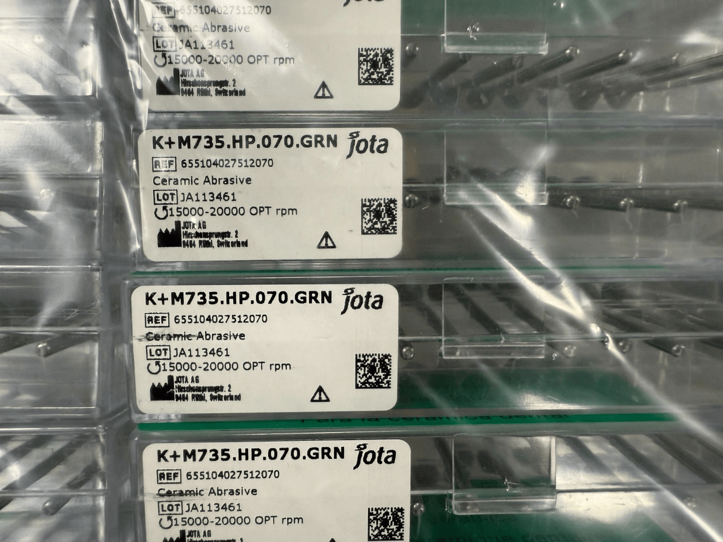 K+M735.HP.070.GRN – Lot 204 Fraises Jota Swiss / Dental ceramique - KLR Automation