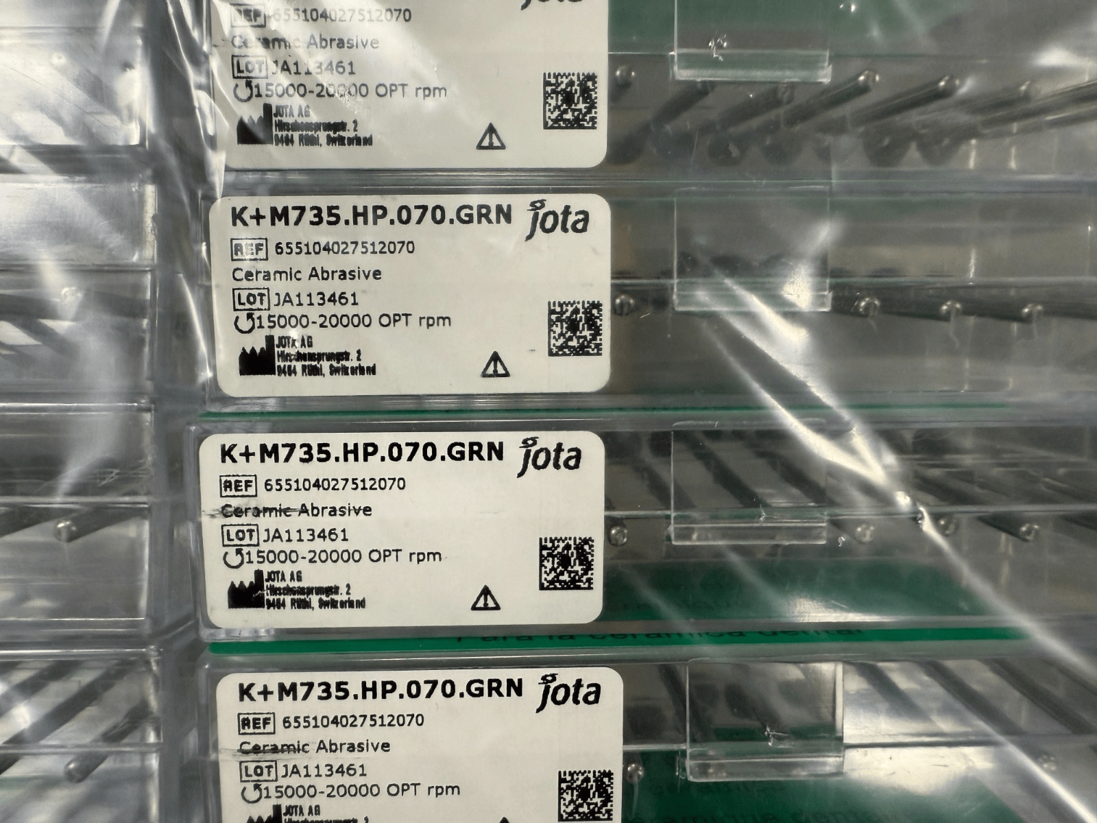 K+M735.HP.070.GRN – Lot 204 Fraises Jota Swiss / Dental ceramique - KLR Automation