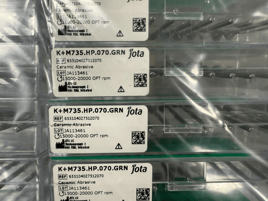 K+M735.HP.070.GRN – Lot 204 Fraises Jota Swiss / Dental ceramique - KLR Automation