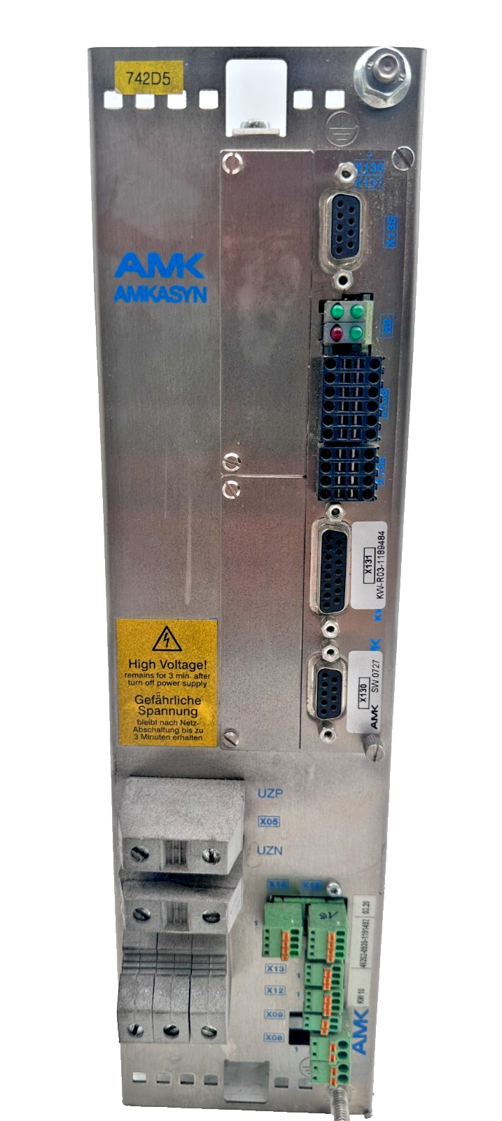 AMK AMKASYN KW 10 10kVA AVEC KW-R03 VERSION 03.20 SERVODRIVE