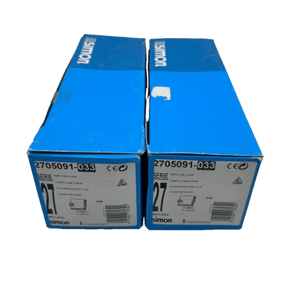 SIMON 2705091 - 033 SERIE 27 COUVERCLE AVEC CLE x5pc - KLR Automation