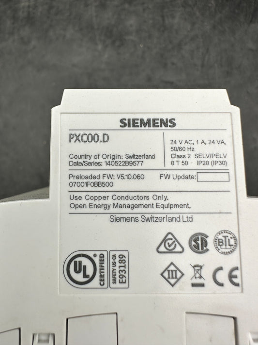 1 Pc x Siemens  PXC00.D  ( etat comme neuf )