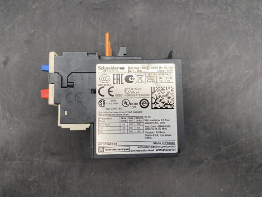 LOT DE 2 SCHNEIDER ELECTRIC LRD14 ELECTRIC RELAY OVERLOAD
