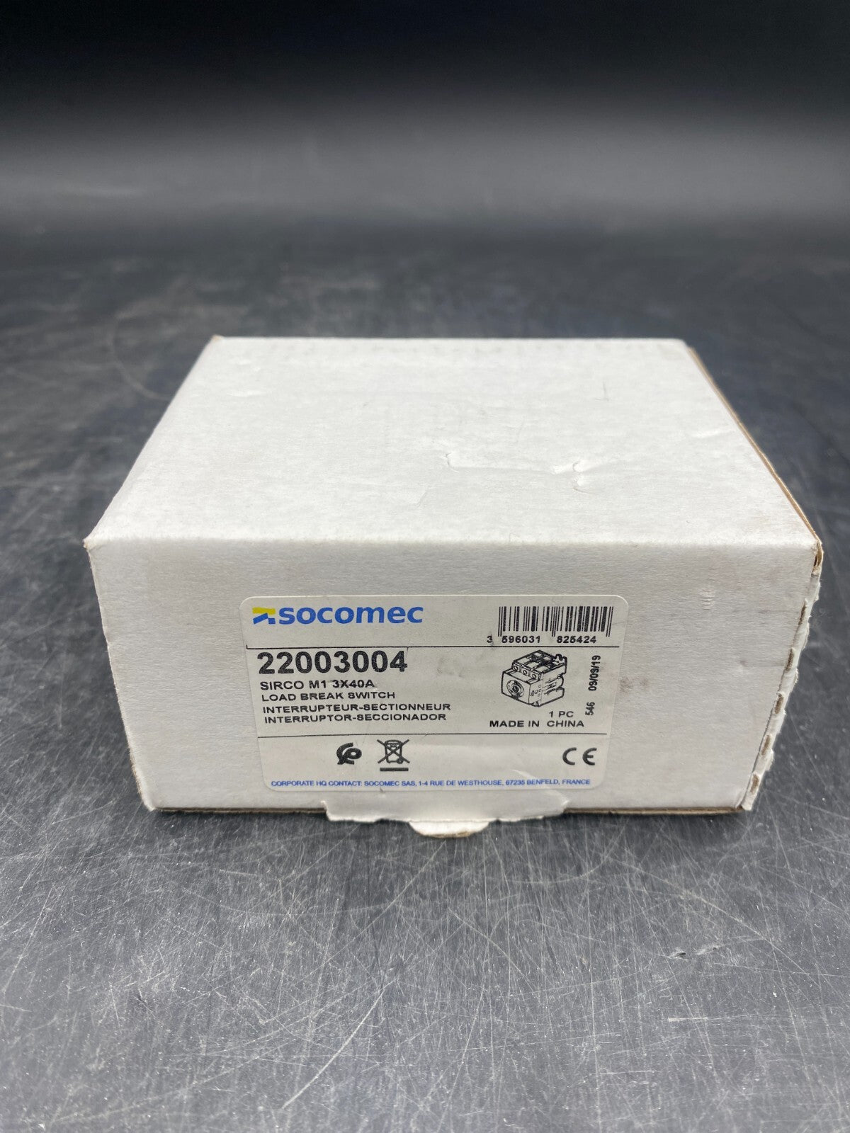 SOCOMEC INTERRUPTEUR SECTIONNEUR 22003004 + 22003000 + POLE ADDITIONNEL 22001004 - KLR Automation
