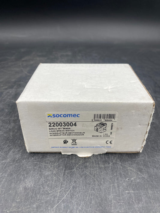 SOCOMEC INTERRUPTEUR SECTIONNEUR 22003004 + 22003000 + POLE ADDITIONNEL 22001004 - KLR Automation