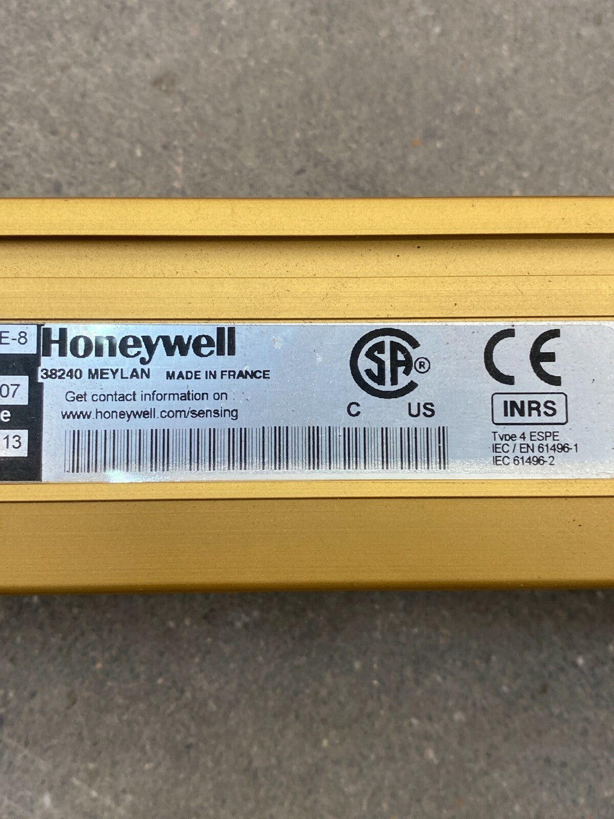 Honeywell FF-SYB03400M2E-8 OPTICAL SENSOR