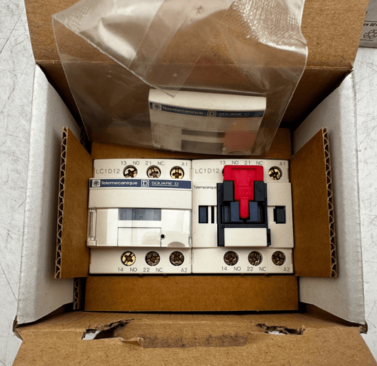 TELEMECANIQUE LC2D12FE7 REVERSING CONTACTOR 5.5kW 7.5HP 115V x1pc - KLR Automation