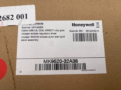 HONEYWELL VOYAGER 9520/40 MK9520-32A38 SCANNER + CABLE USB + REGULATOR SHEET