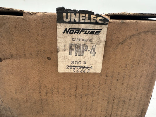 UNELEC NORFUSE FNP - 4 FNP 4 GL 800 NEW OLD STOCK - KLR Automation