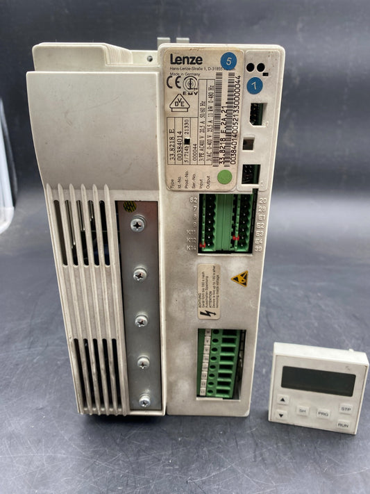 1pc x LENZE 33.8218 E FREQUENCY CALCULATOR + 33.8201BB KEYBOARD DISPLAY MODULE