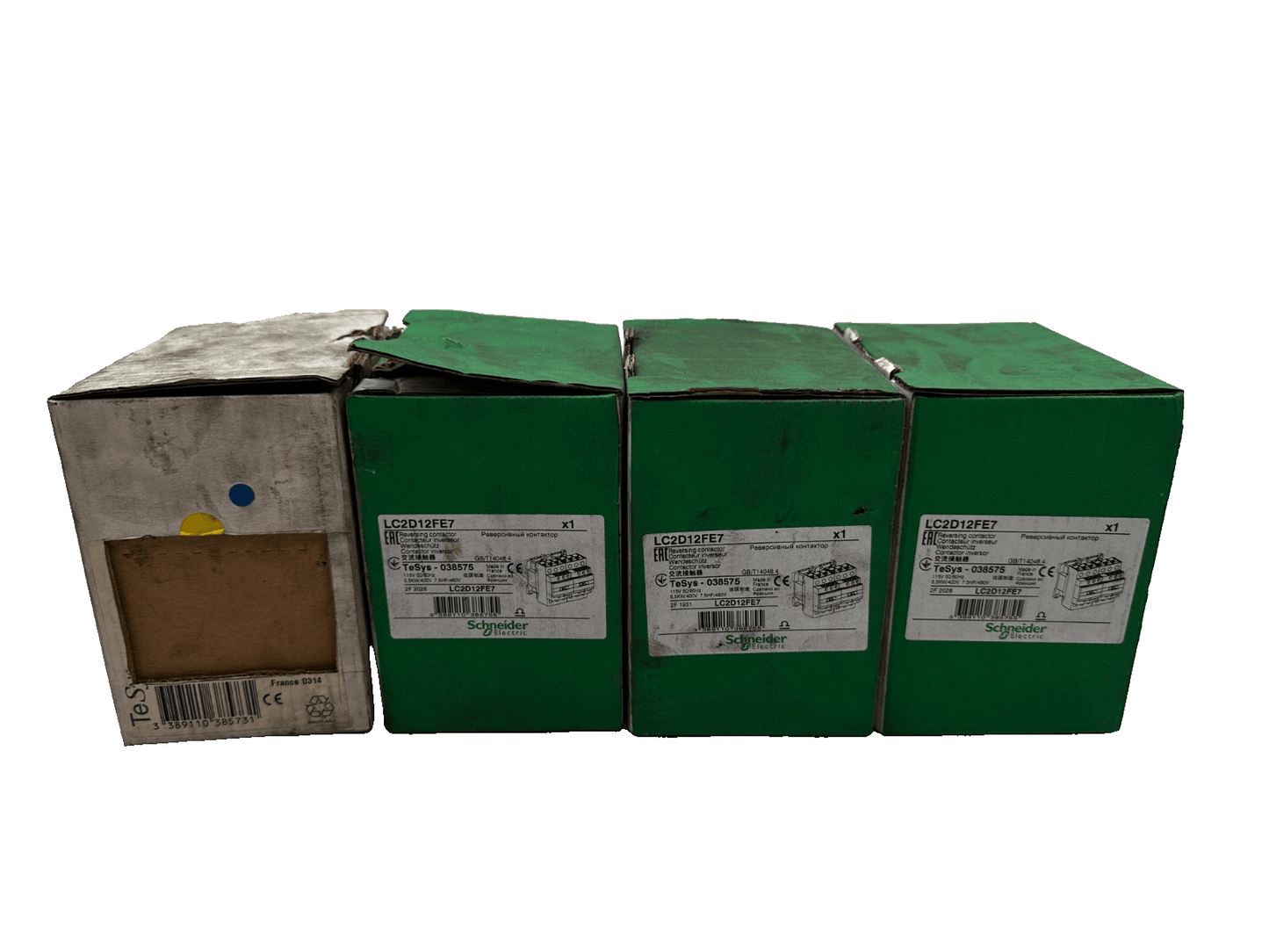 TELEMECANIQUE LC2D12FE7 REVERSING CONTACTOR 115V 5.5kW 7.5HP x1pc - KLR Automation