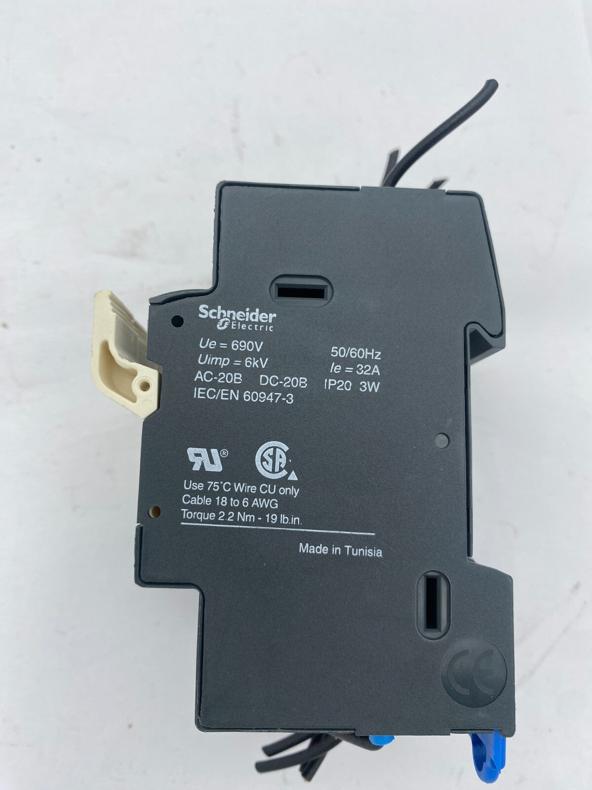 1pc x SCHNEIDER ELECTRIC DF103 RN - 2018 - W42 FUSE HOLDER - KLR Automation