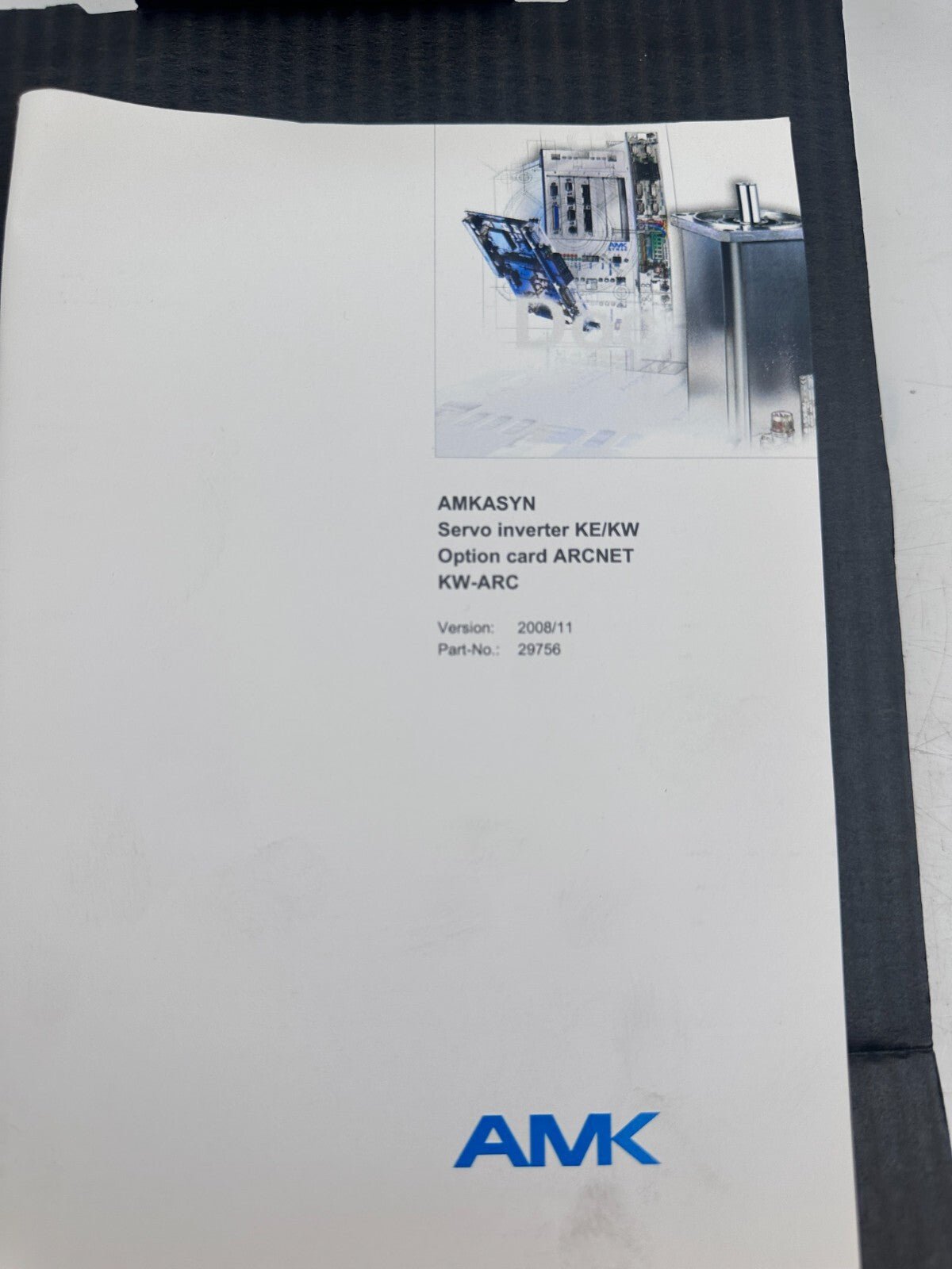 AMK KW - ARC AMKASYN SERVO INVERTER KE/KW OPTION CARD ARCNET KW - ARC - KLR Automation