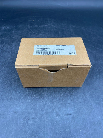 SIEMENS QBE64 - DP4 DIFFERENTIAL PRESSURE SENSOR - KLR Automation
