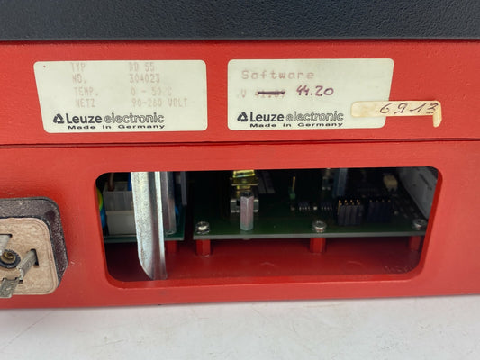 LEUZE ELECTRONIC DD 55 Displaydecoder V44.20 -used- 50019903 without key