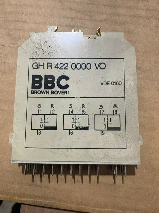BBC Brown Boveri GH R 422 0000 VO Output card sigma-tronic b logic unit block