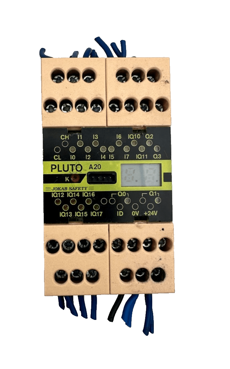 JOKAB SAFETY PLUTO A20 0715595 SAFETY PLC SYSTEM RELAY x1pc - KLR Automation