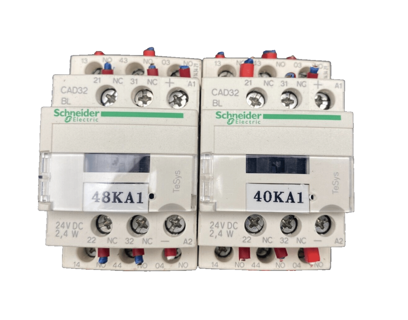 SCHNEIDER ELECTRIC CAD32 BL CONTACTOR x2pc - KLR Automation