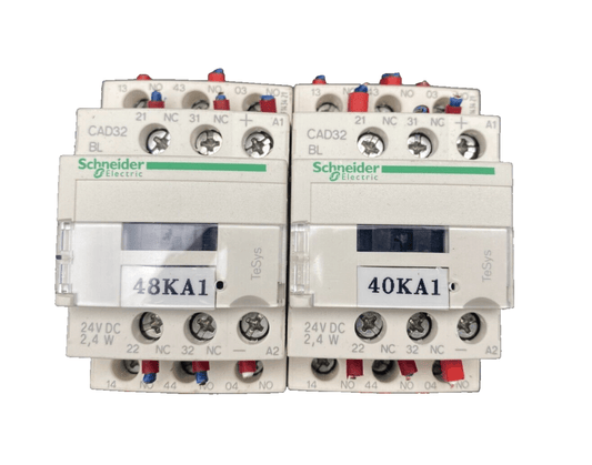 SCHNEIDER ELECTRIC CAD32 BL CONTACTOR x2pc - KLR Automation