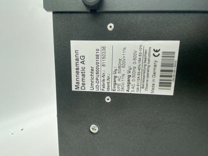 MANNESMANN DEMAG Dematic UD-DPU500V010E10 / UDDPU500V010E1