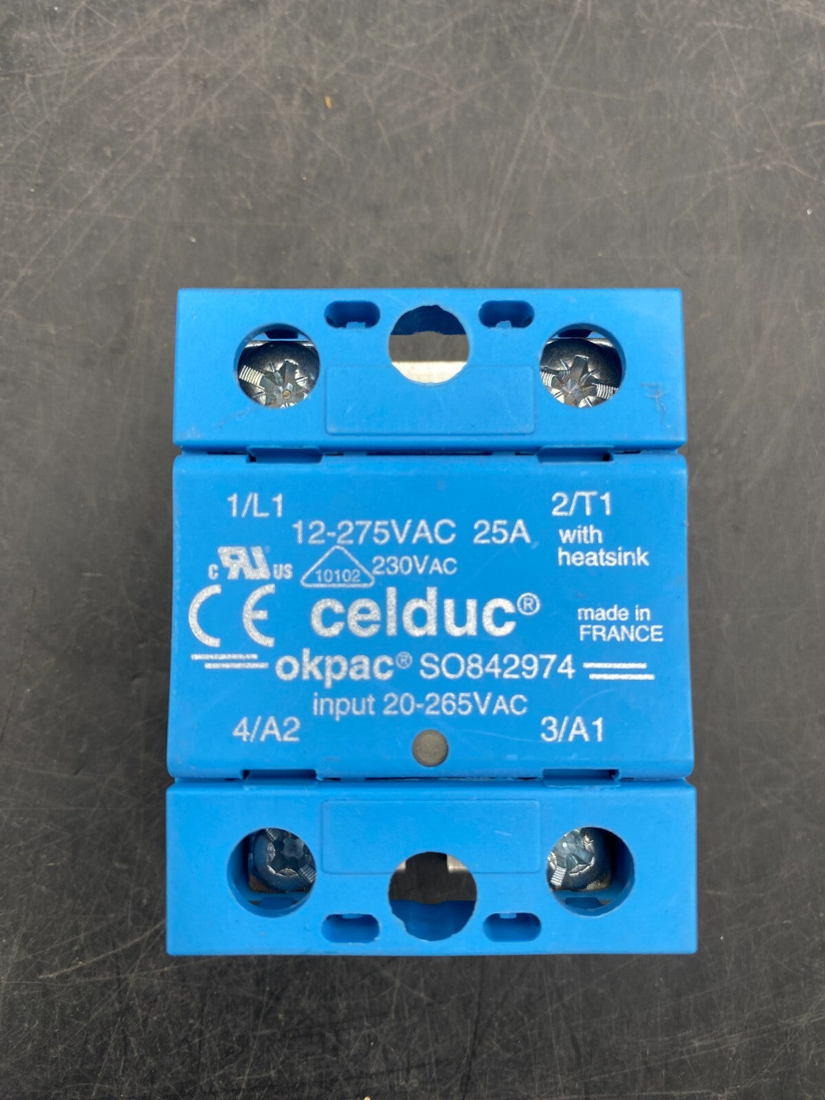 LOT DE 8 CELDUC OKPAC SO842974 12-275VAC RELAIS A SEMI CONDUCTEUR