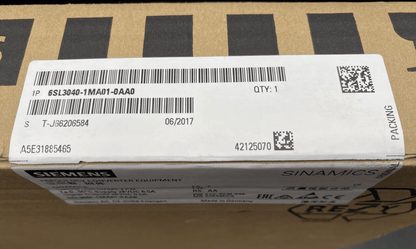SIEMENS 6SL3040 - 1MA01 - 0AA0 SINAMICS CONTROL UNIT CU320 - 2 PN - KLR Automation