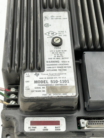 Texas Instruments 510 - 1101 2458701 - 0001 Programmable Controller - KLR Automation