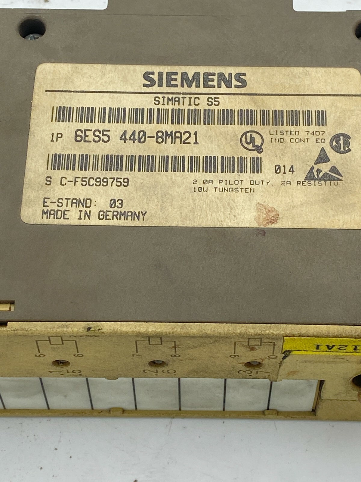 Siemens Simatic 6ES5 440-8MA21 + 6es5 700-8MA11