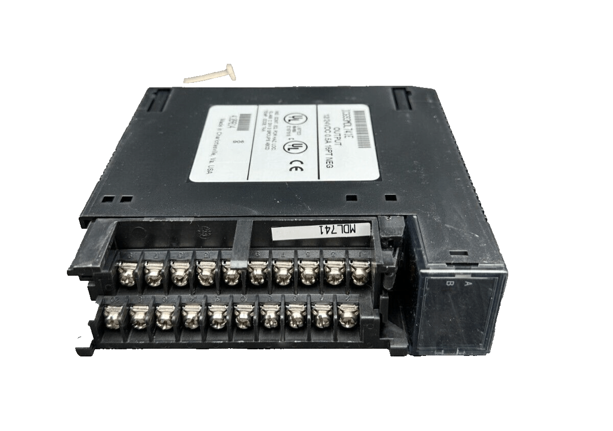 GENERAL ELECTRIC FANUC IC693MDL741E 12/24VDC 0.5A 16PT NEG OUTPUT RELAY - KLR Automation