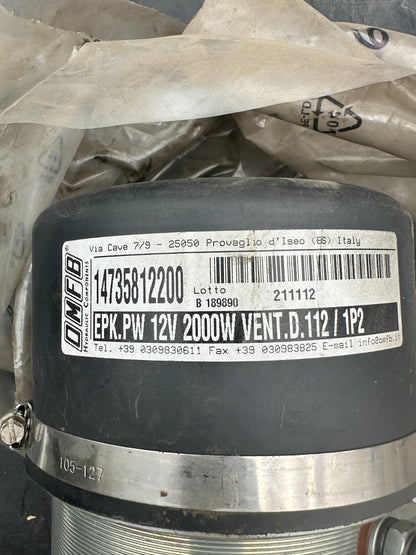 HYDRAULIC PUMP  OMFB 14735812200 EPK.PW 12v 2000w Vent.D.112/1P2