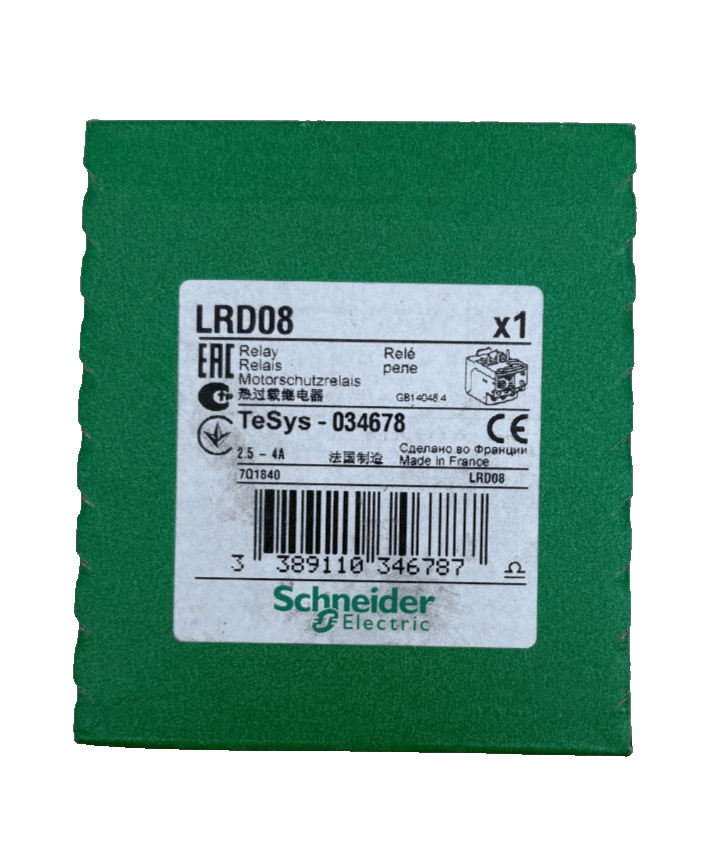 SCHNEIDER ELECTRIC RELAIS LRD08 x1 - KLR Automation