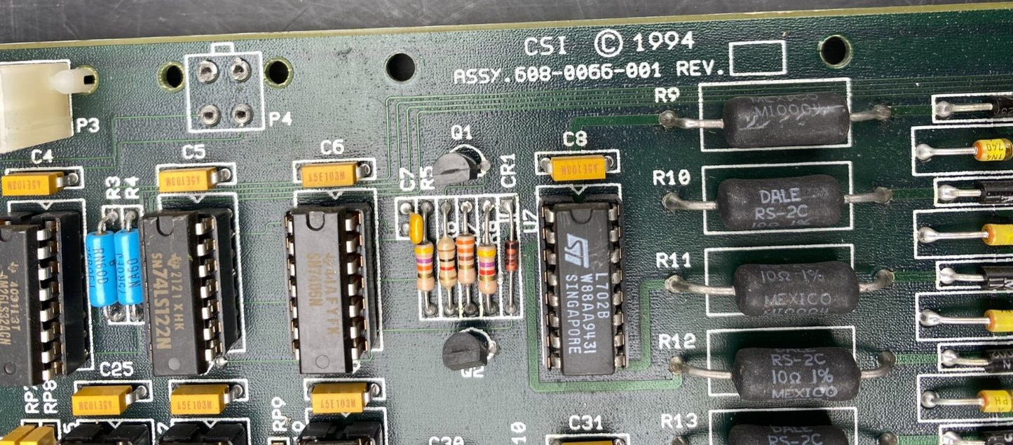 CSI 608-0066-001 PCB BOARD CPSSTRAP DUAL STRAPPER CONTROL